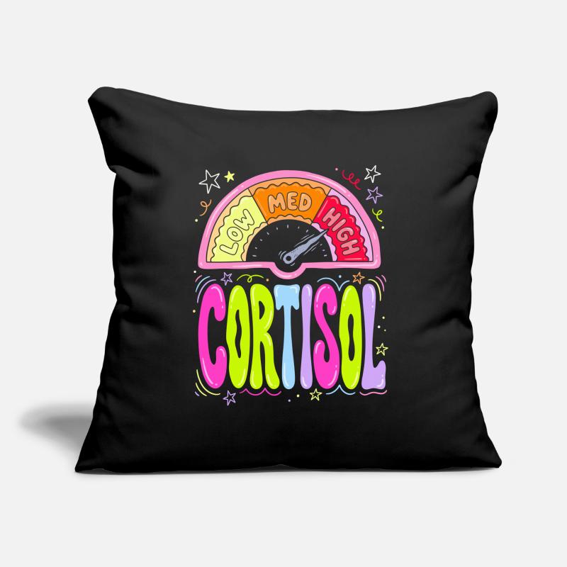 Cortisol Level Dashboard Sofa pillowcase 17,3'' x 17,3'' (45 x 45 cm)