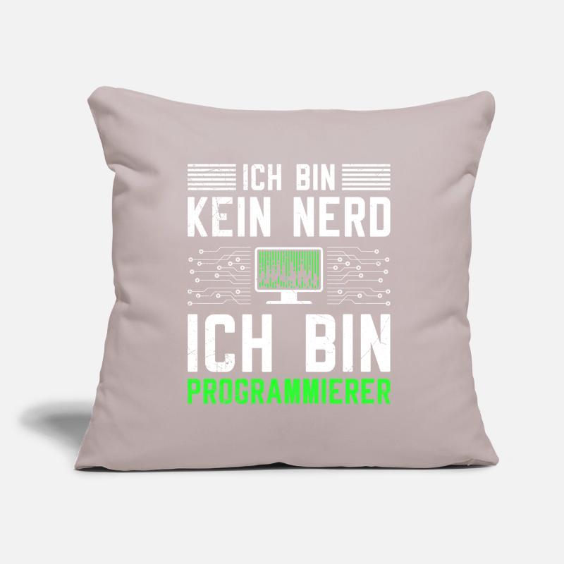 Computer ICH BIN KEIN NERD ICH BIN PROGRAMMIERER Sofakissenbezug 45 x 45 cm