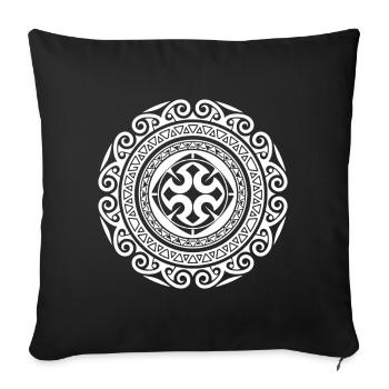 New Zealand Symbol Dance Maori Haka Tribal - Sofa pillowcase 17,3'' x 17,3'' (45 x 45 cm) - black - Front