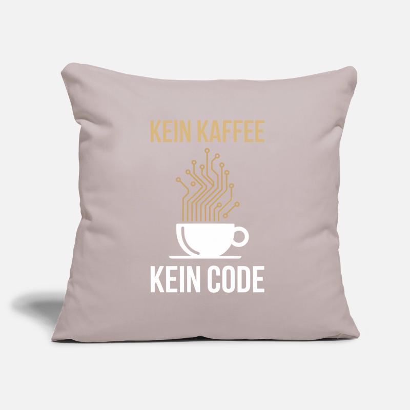 No Coffee No Code Programmer Computer Scientist Sofa pillowcase 17,3'' x 17,3'' (45 x 45 cm)