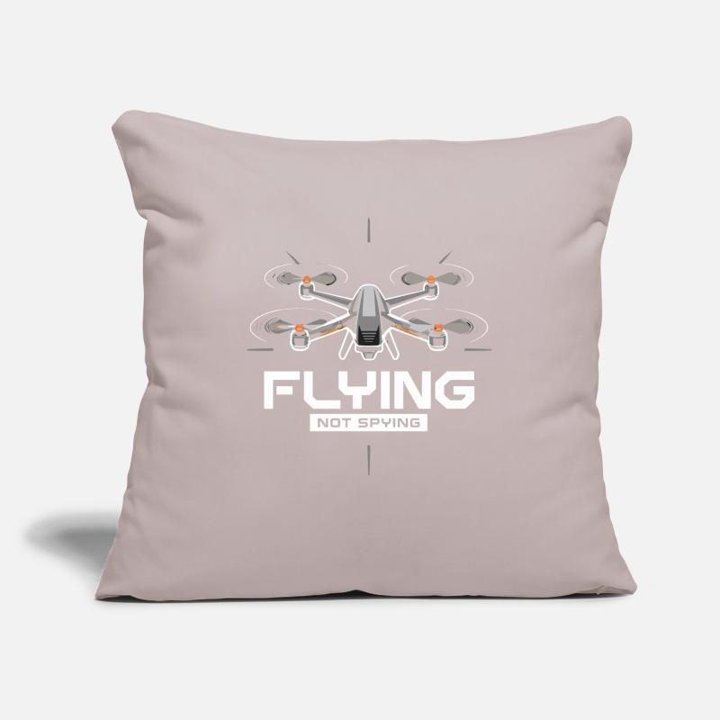 Drones fly no spying technology Sofa pillowcase 17,3'' x 17,3'' (45 x 45 cm)