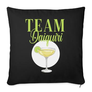 Hen Party Cocktail Team Daiquiri - Sofa pillowcase 17,3'' x 17,3'' (45 x 45 cm) - black - Front