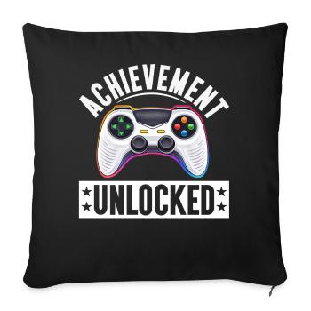 Gaming Gamer Video Games Controllers Gaming Gamers - Sofa pillowcase 17,3'' x 17,3'' (45 x 45 cm) - black - Front