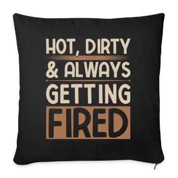Gifts For Pottery Makers Getting Fired Pottery - Sofakissenbezug 45 x 45 cm - Schwarz - Vorne