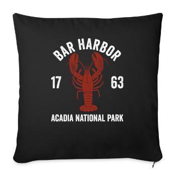 Bar Harbor, Acadia-Nationalpark – Besuchen Sie Aca - Sofakissenbezug 45 x 45 cm - Schwarz - Vorne