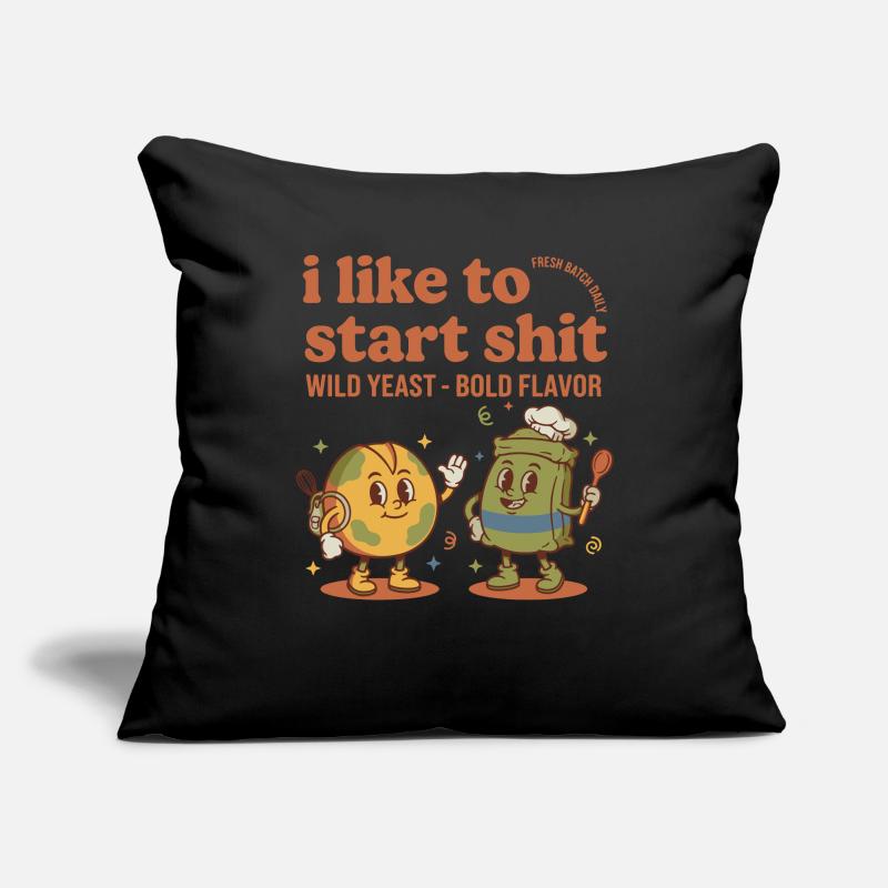 Sourdough Starter Jar Era Bread Baking Baker Sofakissenbezug 45 x 45 cm