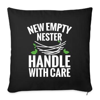  Empty Nester Syndrome Leaving for College Empty - Sofa pillowcase 17,3'' x 17,3'' (45 x 45 cm) - black - Front