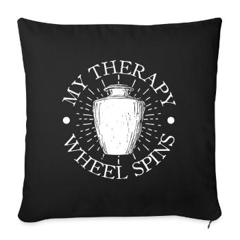 Pottery Artists My Therapy Pottery - Sofakissenbezug 45 x 45 cm - Schwarz - Vorne