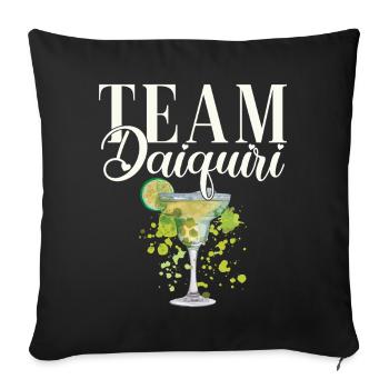 Hen Party Cocktail Team Daiquiri - Sofa pillowcase 17,3'' x 17,3'' (45 x 45 cm) - black - Front
