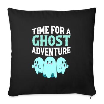 ghost witching hour ghosts paranormal - Sofa pillowcase 17,3'' x 17,3'' (45 x 45 cm) - black - Front