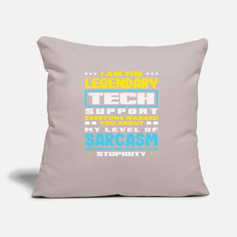 Legendary Tech Support Sarcasm IT Admin Sofa pillowcase 17,3'' x 17,3'' (45 x 45 cm)