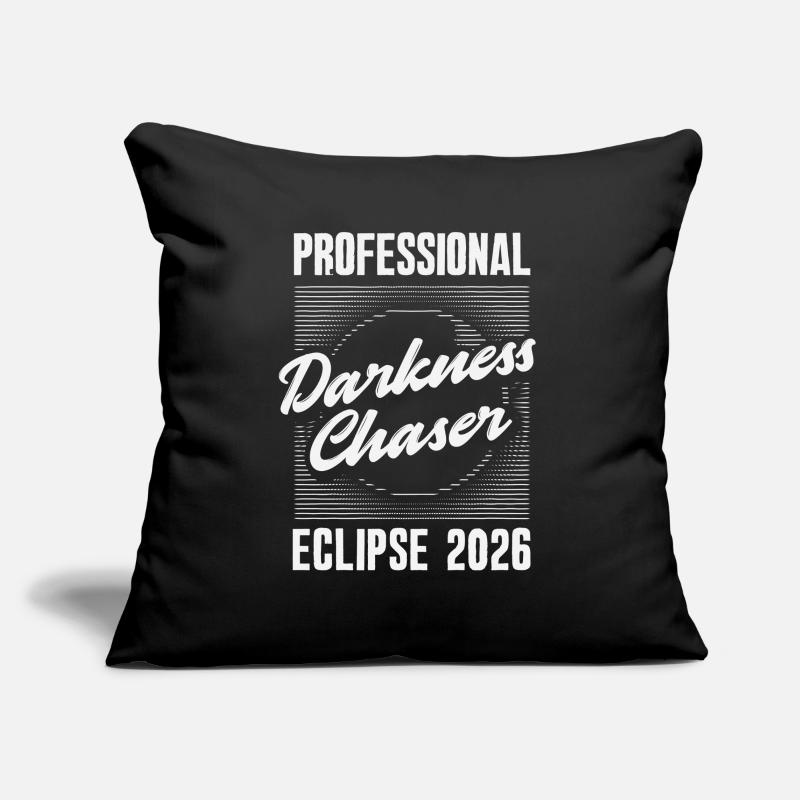 Solar eclipse 2026, August 12 Sofa pillowcase 17,3'' x 17,3'' (45 x 45 cm)