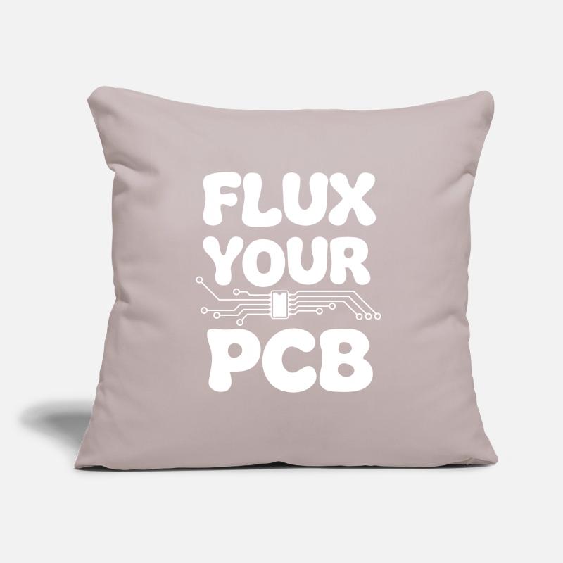 Flux Printed Circuit Boards Soldering PCB Solder Electronics Sofa pillowcase 17,3'' x 17,3'' (45 x 45 cm)
