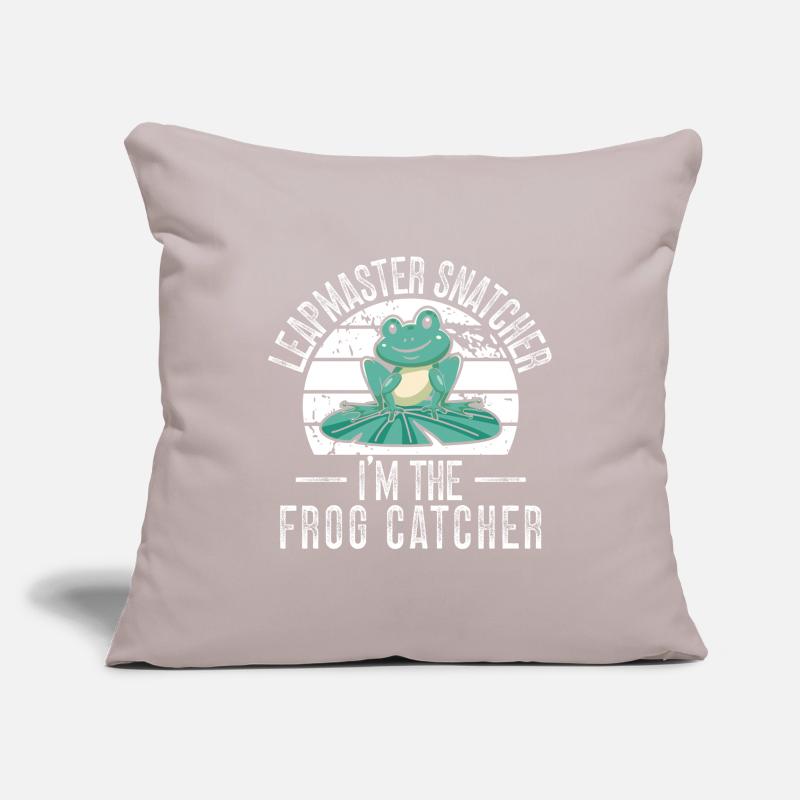 Frog Catcher Leapmaster Snatcher Frog Sofakissenbezug 45 x 45 cm