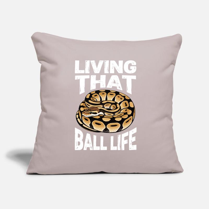 Python roi Serpents Amateurs de terrarium Python Housse de coussin décorative 45 x 45 cm