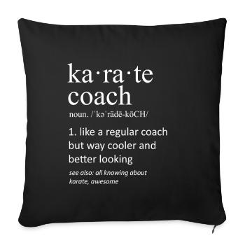 My Favorite People Call Me Papa Karate Dad - Sofa pillowcase 17,3'' x 17,3'' (45 x 45 cm) - black - Front