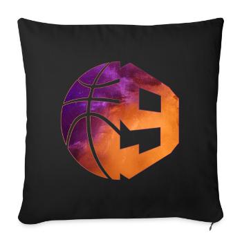 NUMÉRO 9 BASKETBALL 9E ANNIVERSAIRE - Housse de coussin décorative 45 x 45 cm - noir - Devant