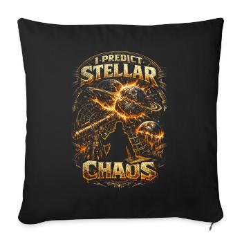 Astronomy Astronomer - Sofa pillowcase 17,3'' x 17,3'' (45 x 45 cm) - black - Front