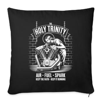 Locomotive de l’attraction Holy Trinity - Housse de coussin décorative 45 x 45 cm - noir - Devant