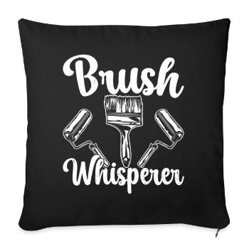 House Painter Hilarious Designs Unique Gifts - Sofa pillowcase 17,3'' x 17,3'' (45 x 45 cm) - black - Front