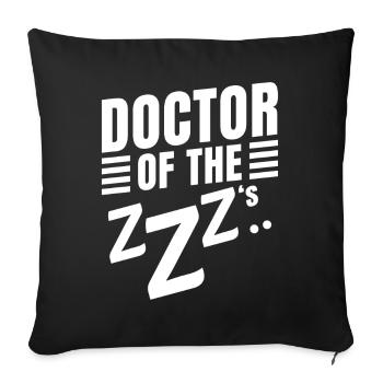 Anesthesiologist Doctor Of ZZZ Specialist - Sofa pillowcase 17,3'' x 17,3'' (45 x 45 cm) - black - Front