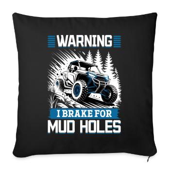 UTV Off Road 4 Wheeler Side by side - Sofakissenbezug 45 x 45 cm - Schwarz - Vorne