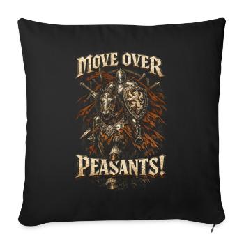 Festival Médiéval Marché Médiéval - Housse de coussin décorative 45 x 45 cm - noir - Devant