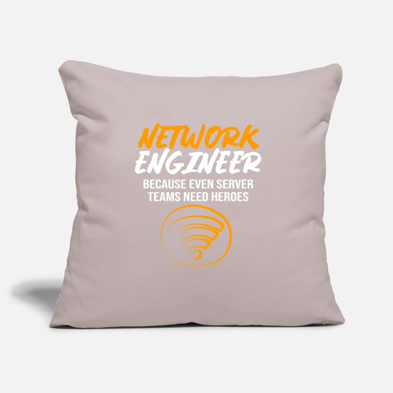 Network Computer Scientist Programmer Admin Sofa pillowcase 17,3'' x 17,3'' (45 x 45 cm)