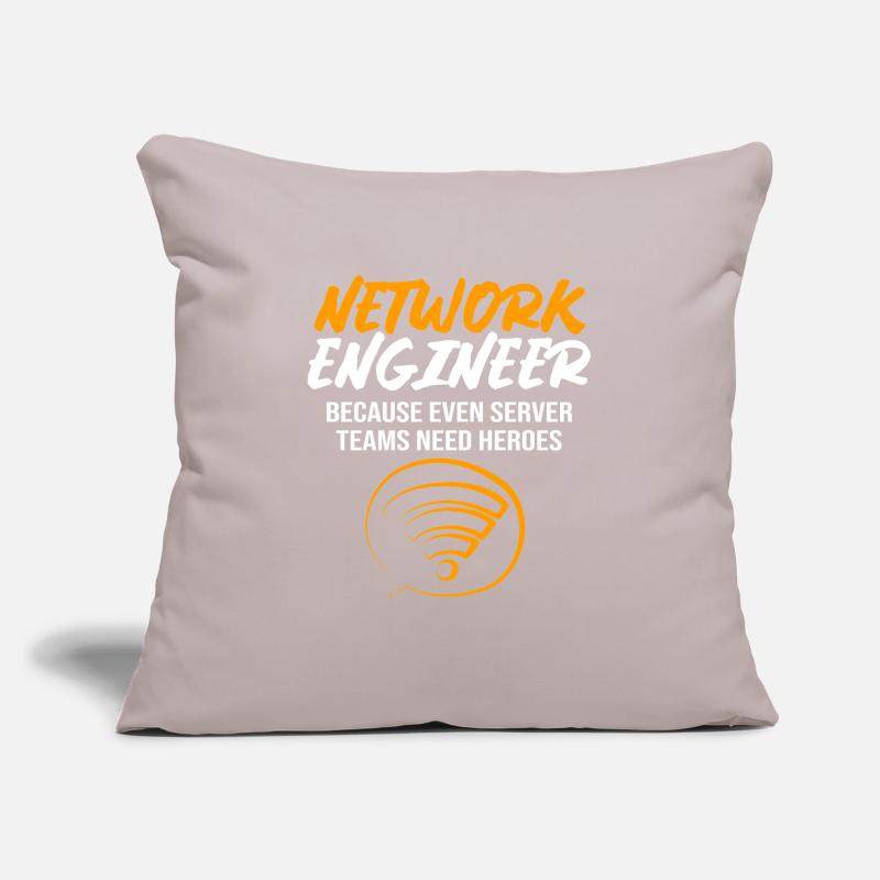Network Computer Scientist Programmer Admin Sofa pillowcase 17,3'' x 17,3'' (45 x 45 cm)