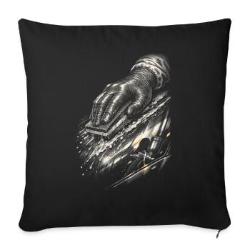 Vehicle Painter Car Painter Painter - Sofa pillowcase 17,3'' x 17,3'' (45 x 45 cm) - black - Front
