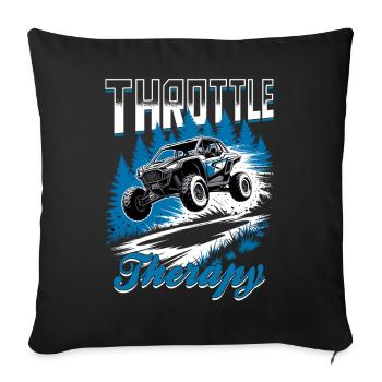 UTV Off Road 4 Wheeler Side by side - Sofakissenbezug 45 x 45 cm - Schwarz - Vorne