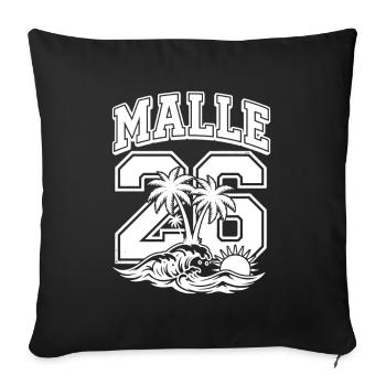 Maillot Malle 26 2026 Majorque - Housse de coussin décorative 45 x 45 cm - noir - Devant