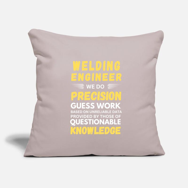 Welding Engineer We Do Precision Work Funny Quotes Sofa pillowcase 17,3'' x 17,3'' (45 x 45 cm)
