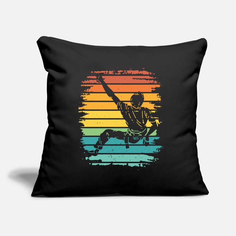 Bloc de bloc de Boulderer Housse de coussin décorative 45 x 45 cm