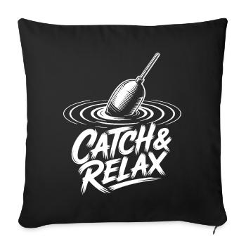 Catch & Relax - Sofa pillowcase 17,3'' x 17,3'' (45 x 45 cm) - black - Front