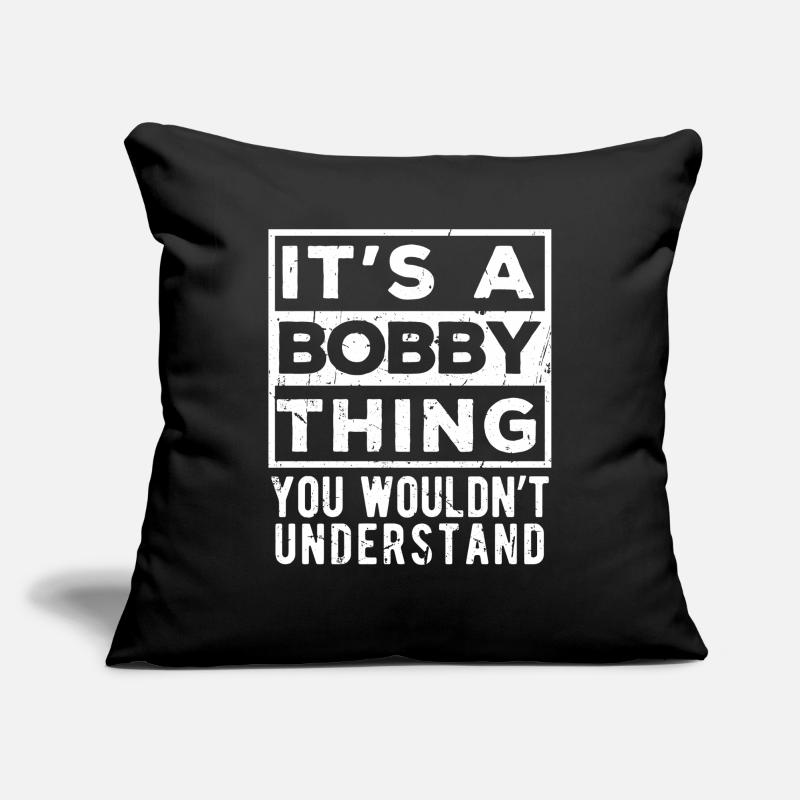 C’est une affaire de bobby que tu ne comprendrais pas Housse de coussin décorative 45 x 45 cm