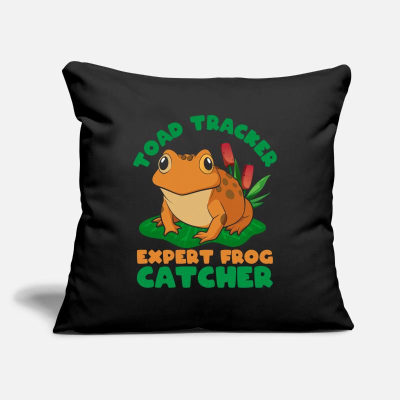 Frog Catcher Toad Tracker Expert Frog Sofakissenbezug 45 x 45 cm