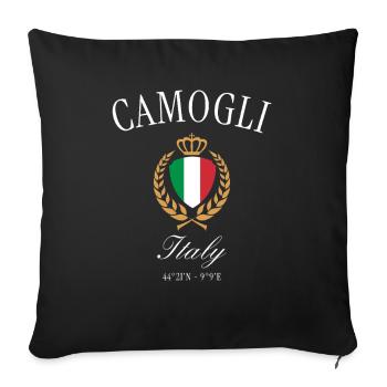 italien_luxury_lohrbeerkranz_-_italien_luxury_l - Sofakissenbezug 45 x 45 cm - Schwarz - Vorne