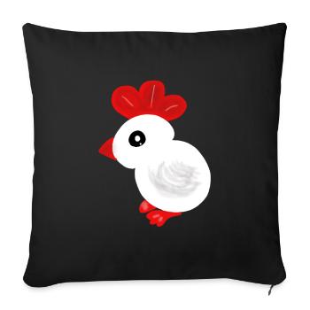 Chick Baby Chicken Child Easter Kids - Sofa pillowcase 17,3'' x 17,3'' (45 x 45 cm) - black - Front