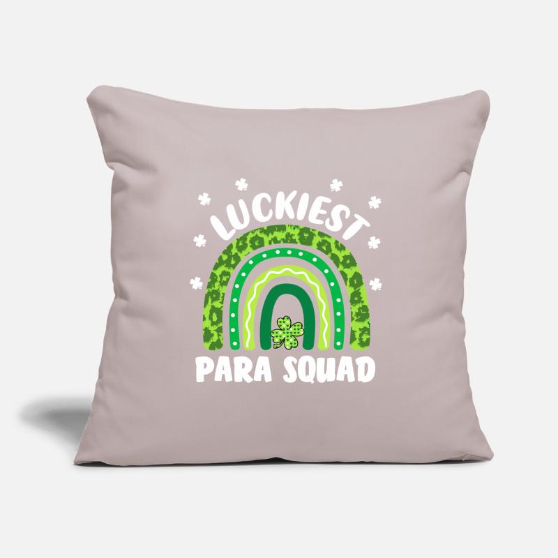 Équipe para-parachute la plus chanceuse Housse de coussin décorative 45 x 45 cm