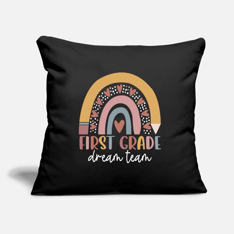 First Grade Dream Team Rainbow Sofa pillowcase 17,3'' x 17,3'' (45 x 45 cm)