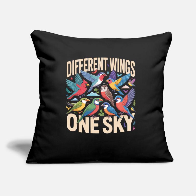 Different Wings One Sky Bird Sofa pillowcase 17,3'' x 17,3'' (45 x 45 cm)
