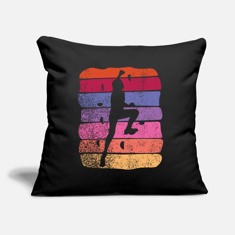 Boulderer Boulder Bouldering Sofa pillowcase 17,3'' x 17,3'' (45 x 45 cm)