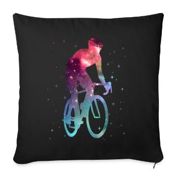 Vélo de route Espace cycliste Kids Vélo de route - Housse de coussin décorative 45 x 45 cm - noir - Devant