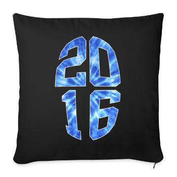 10 YEARS OLD 2016 10TH BIRTHDAY - Sofa pillowcase 17,3'' x 17,3'' (45 x 45 cm) - black - Front