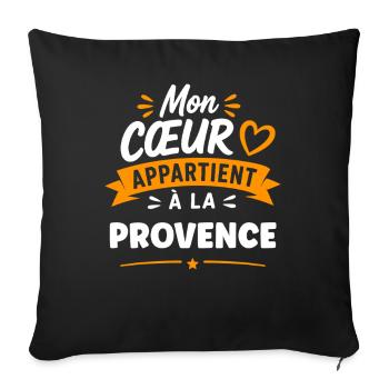 Fleuriste Géniale Édition Limitée - Housse de coussin décorative 45 x 45 cm - noir - Devant