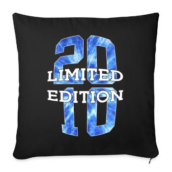 ÉDITION LIMITÉE 2010 16 ANS 16E ANNIVERSAIRE - Housse de coussin décorative 45 x 45 cm - noir - Devant
