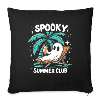 Spooky Summer Summerween Halloween - Sofa pillowcase 17,3'' x 17,3'' (45 x 45 cm) - black - Front