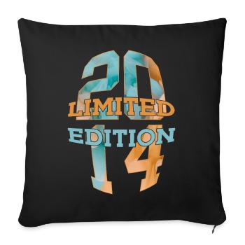 ÉDITION LIMITÉE 2014 12 ANS 12E ANNIVERSAIRE - Housse de coussin décorative 45 x 45 cm - noir - Devant