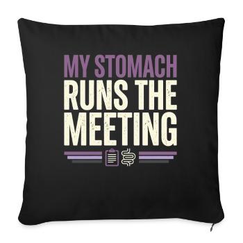 Maladie de Crohn, maladie de Crohn, Ibd-krieger - Housse de coussin décorative 45 x 45 cm - noir - Devant